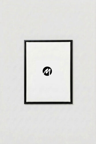 second image preview of Black wooden floating frame